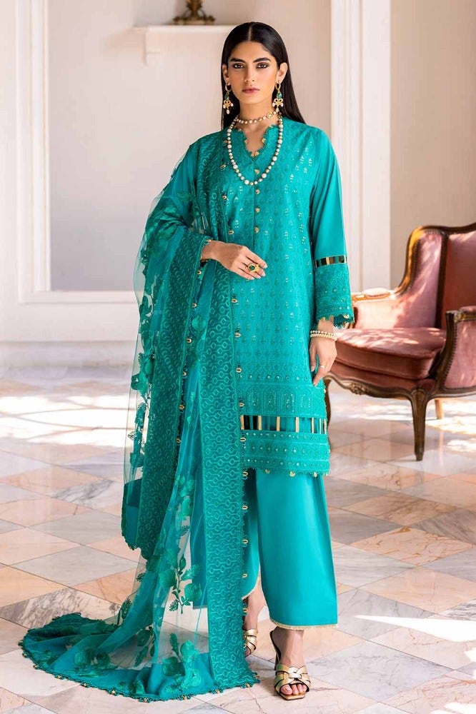 Gul Ahmed | Eid Collection | FE-42038 - Khanumjan  Pakistani Clothes and Designer Dresses in UK, USA 