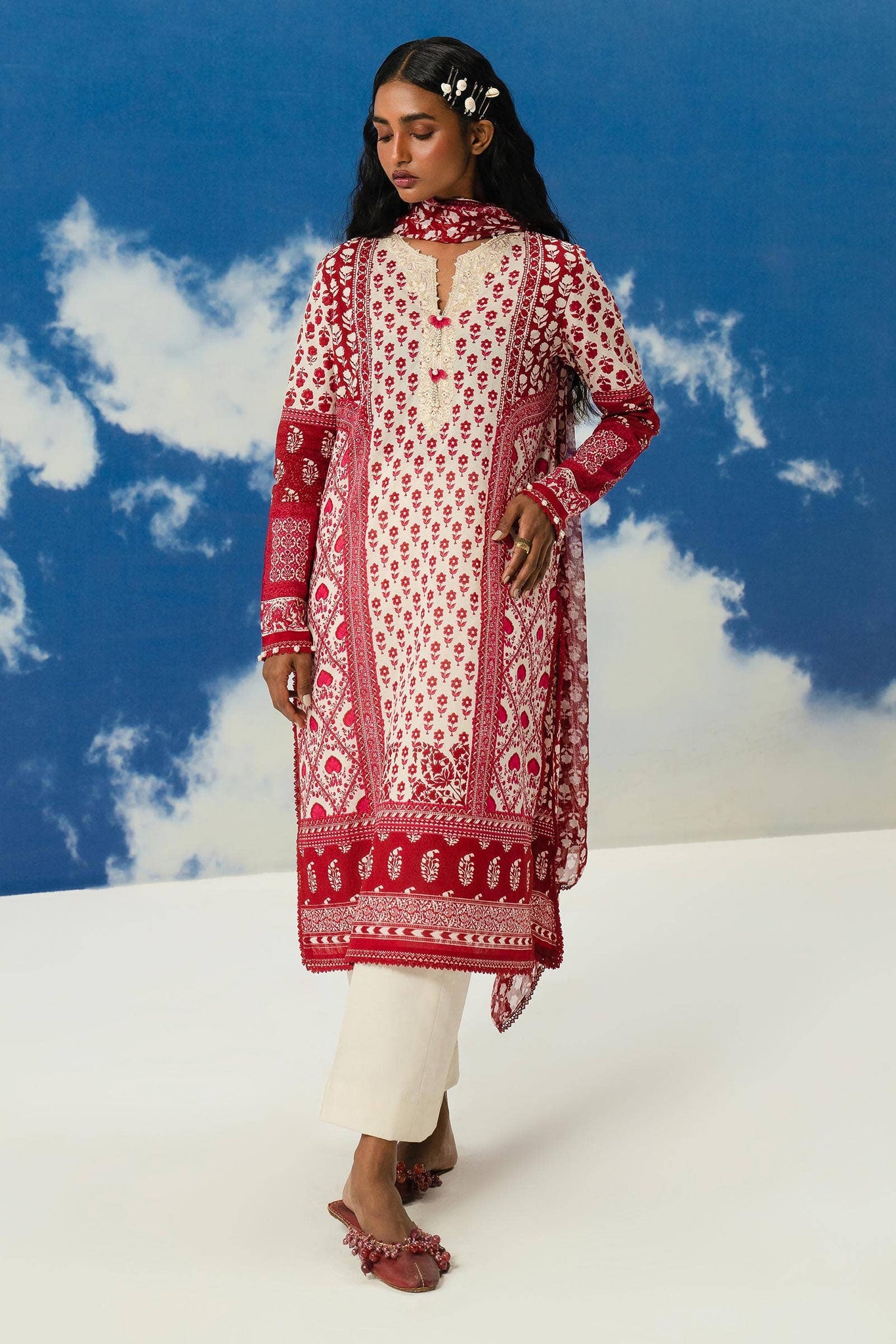 Sana Safinaz | Mahay Summer Lawn 24 | S-44 - Khanumjan  Pakistani Clothes and Designer Dresses in UK, USA 