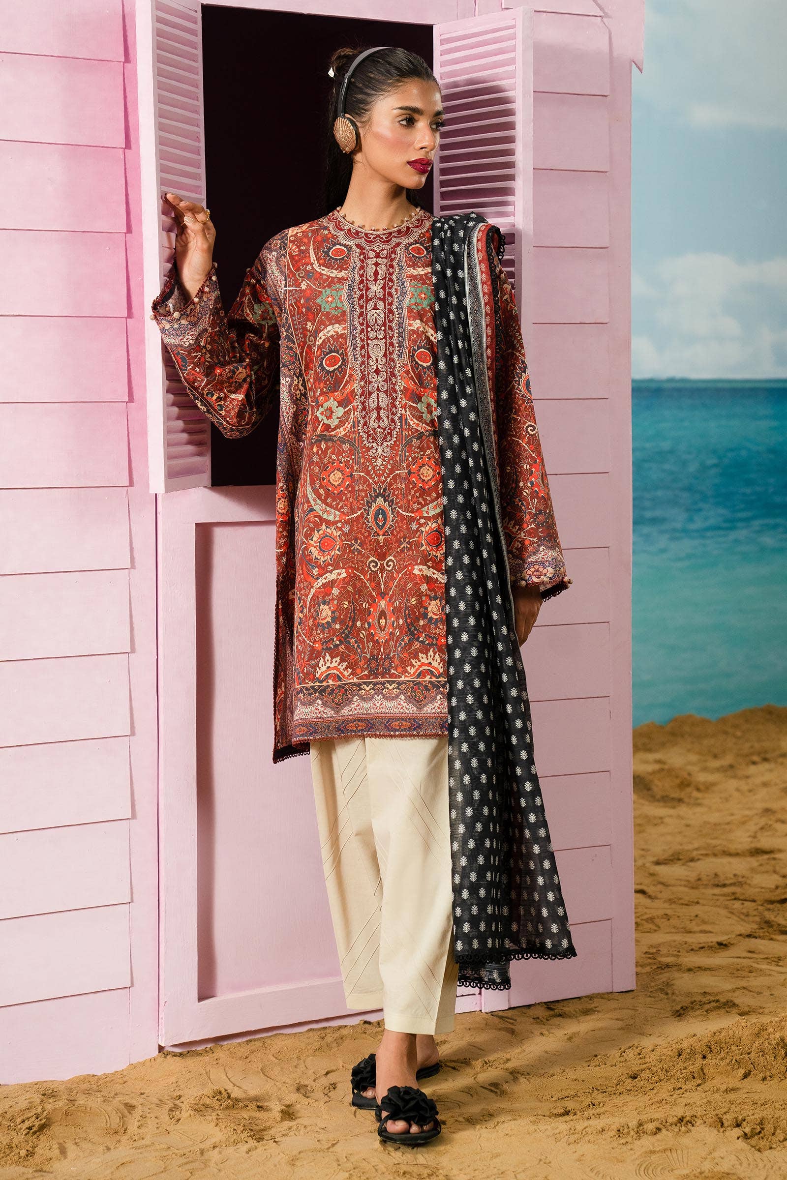 Sana Safinaz | Mahay Summer Lawn 24 | S-42 - Khanumjan  Pakistani Clothes and Designer Dresses in UK, USA 