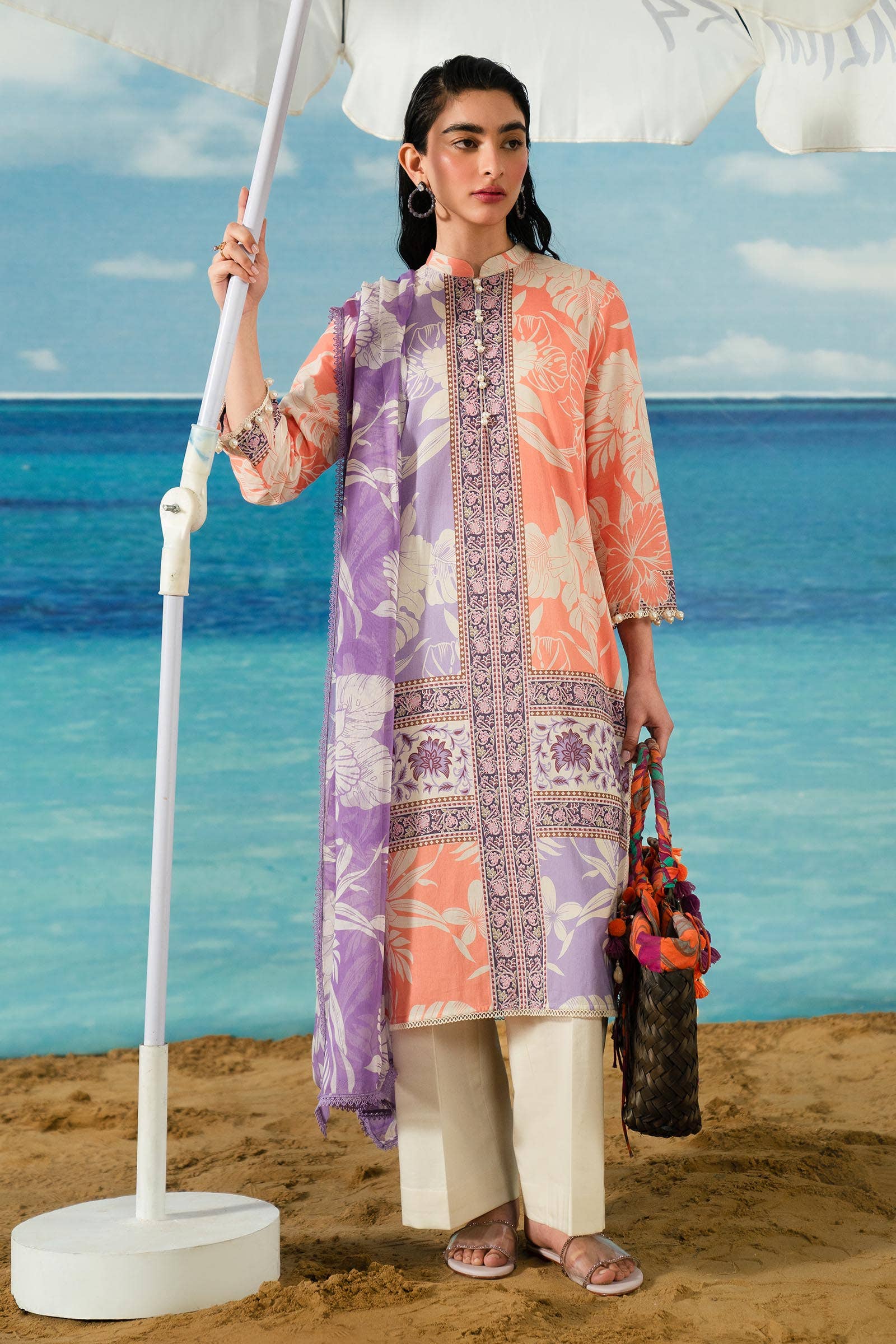 Sana Safinaz | Mahay Summer Lawn 24 | S-01 - Khanumjan  Pakistani Clothes and Designer Dresses in UK, USA 