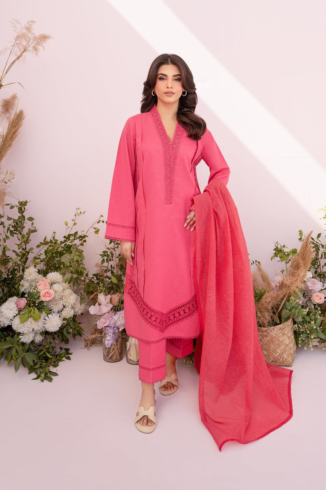 Hana | Sunshine Sartorial | Rosette - Khanumjan  Pakistani Clothes and Designer Dresses in UK, USA 