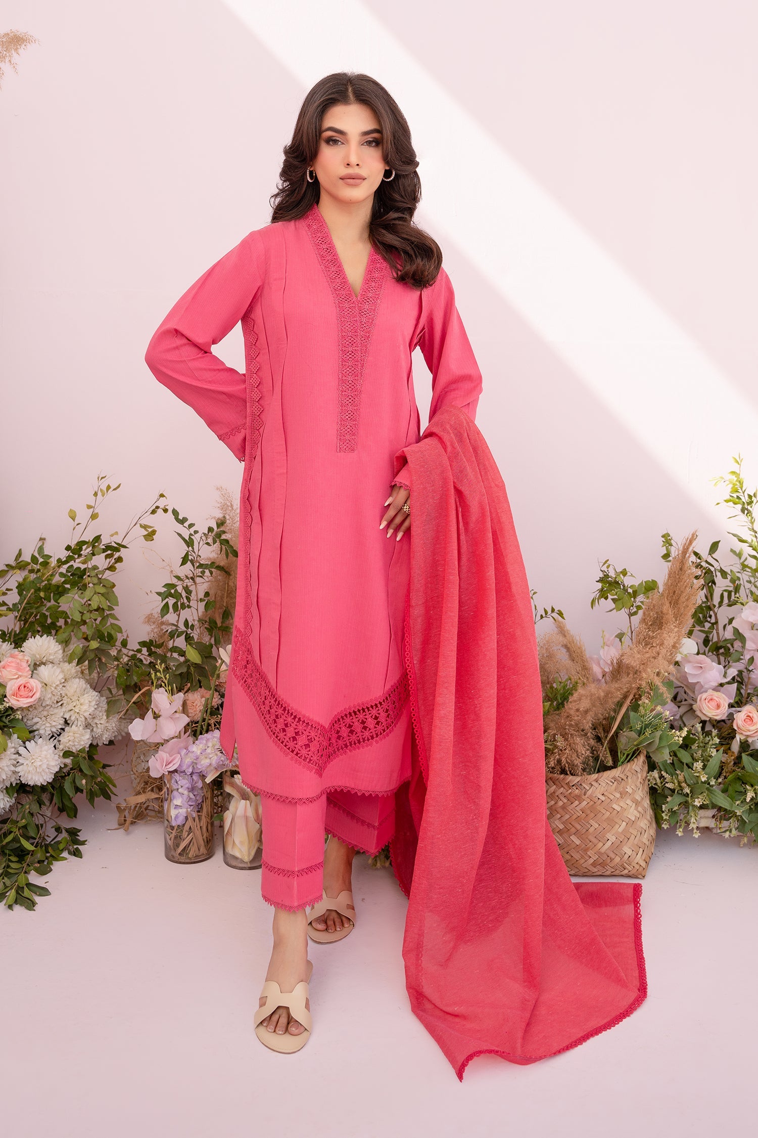 Hana | Sunshine Sartorial | Rosette - Khanumjan  Pakistani Clothes and Designer Dresses in UK, USA 