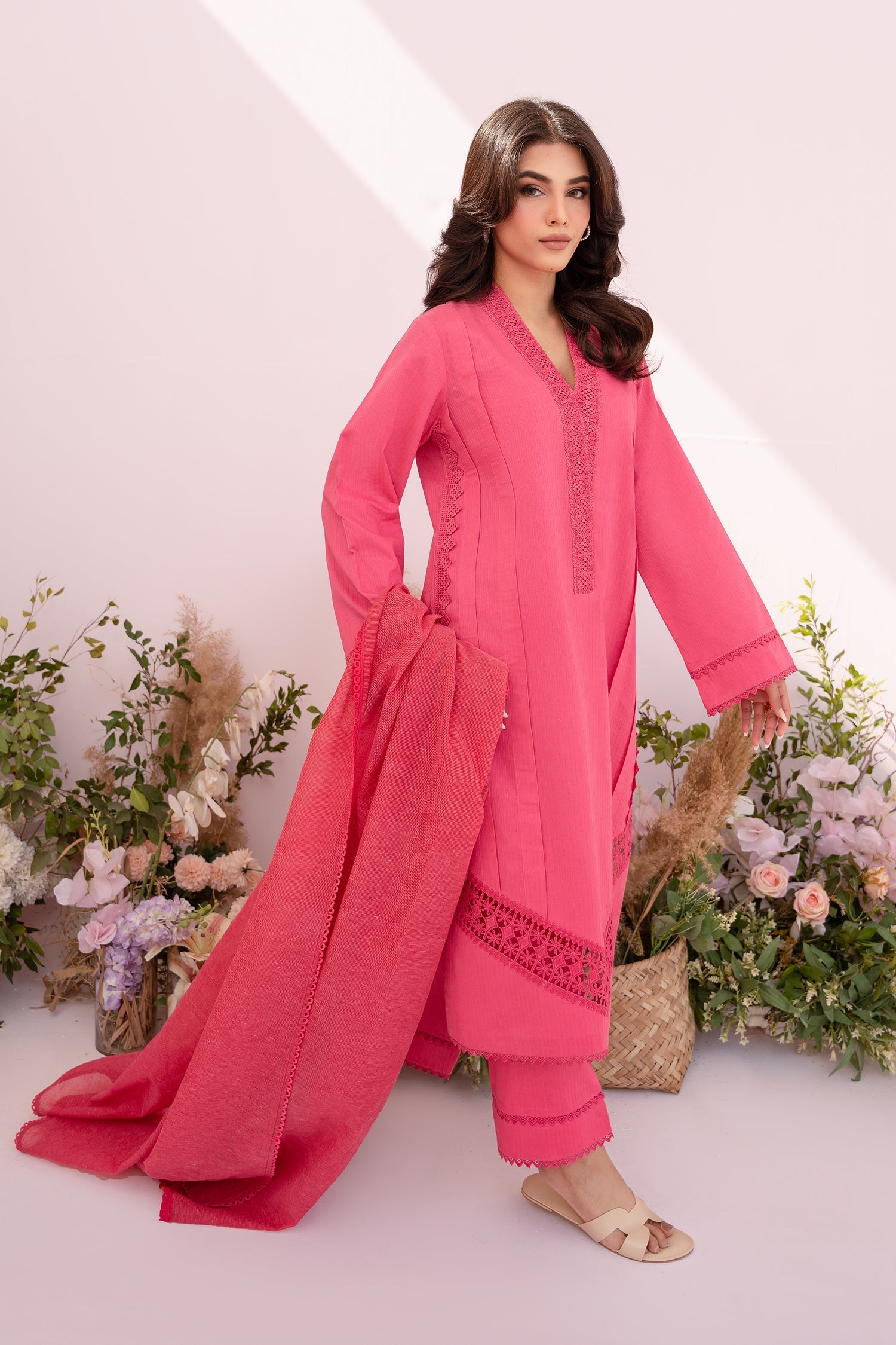 Hana | Sunshine Sartorial | Rosette - Khanumjan  Pakistani Clothes and Designer Dresses in UK, USA 