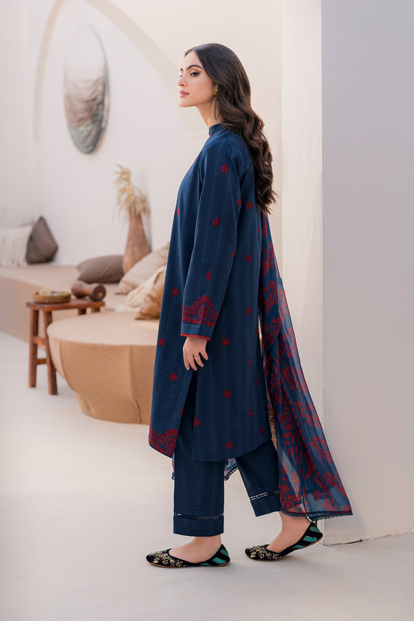 Hana | Zuri Zephyr | Midnight - Khanumjan  Pakistani Clothes and Designer Dresses in UK, USA 