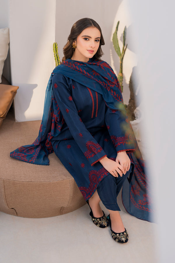 Hana | Zuri Zephyr | Midnight - Khanumjan  Pakistani Clothes and Designer Dresses in UK, USA 