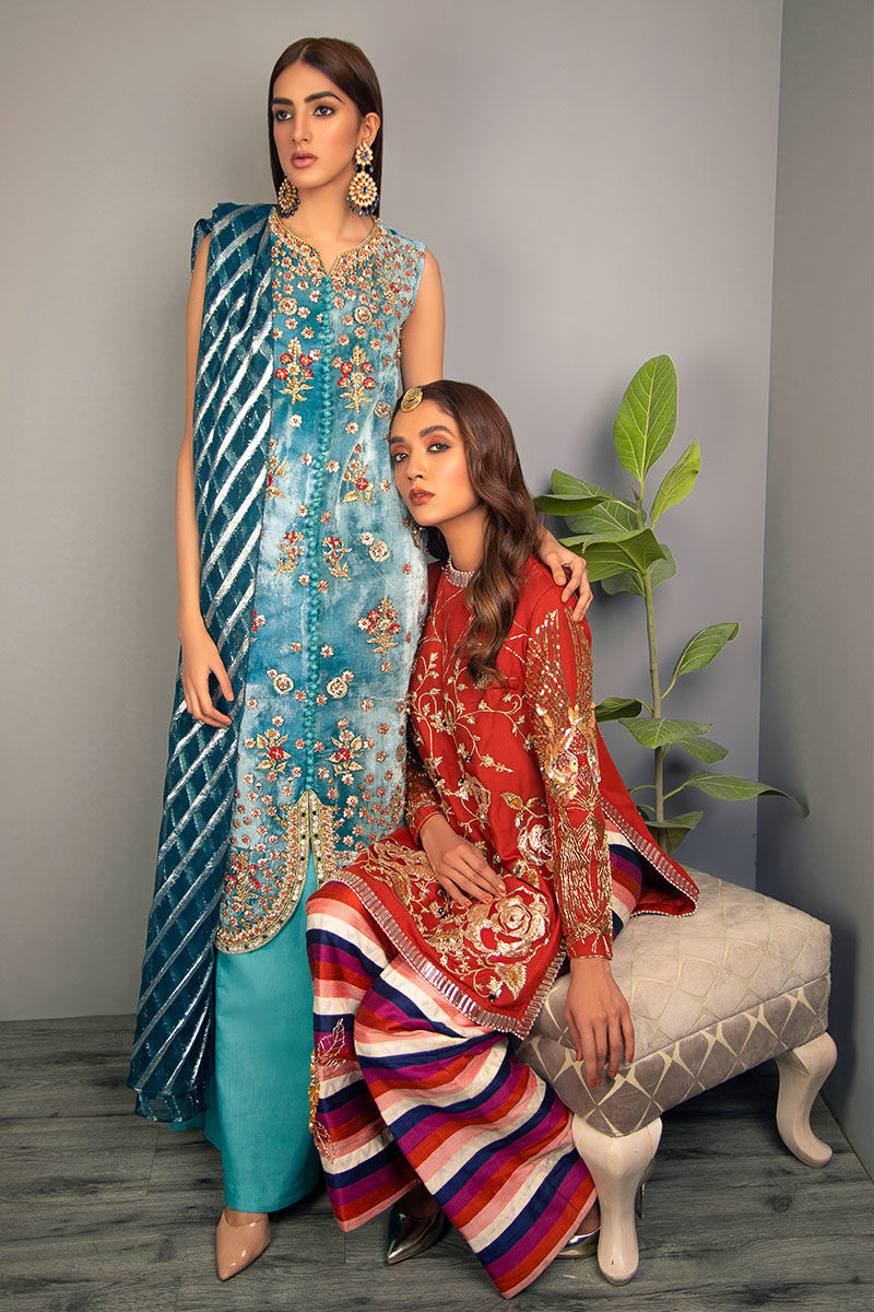 Haute Forn | Luxury Pret | RANGOBADAL FEROZA - Khanumjan  Pakistani Clothes and Designer Dresses in UK, USA 