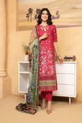 Hemstitch | Summer Luxury Lawn 24 | Scarlet Red - Khanumjan  Pakistani Clothes and Designer Dresses in UK, USA 