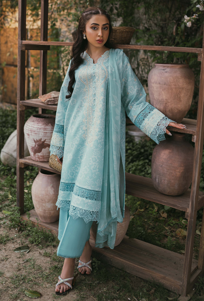 Humdum | Gardenia Lawn | D07 - Khanumjan  Pakistani Clothes and Designer Dresses in UK, USA 