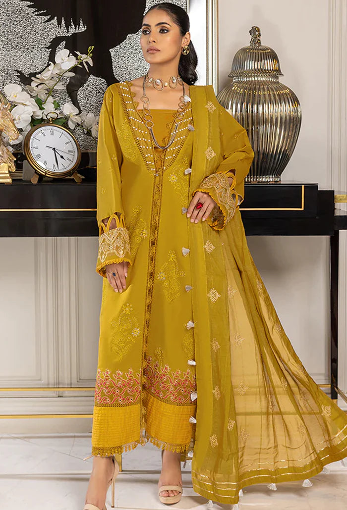 Humdum | Charlotte Chikankari  Lawn | D03 - Khanumjan  Pakistani Clothes and Designer Dresses in UK, USA 