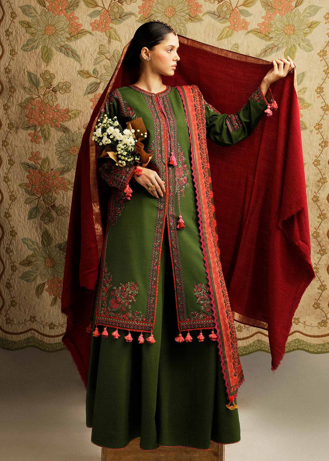 Hussain Rehar | Winter Shawl Khaddar 23 | Taal - Khanumjan  Pakistani Clothes and Designer Dresses in UK, USA 