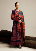 Hussain Rehar | Winter Shawl Khaddar 23 | Cerulean - Khanumjan  Pakistani Clothes and Designer Dresses in UK, USA 