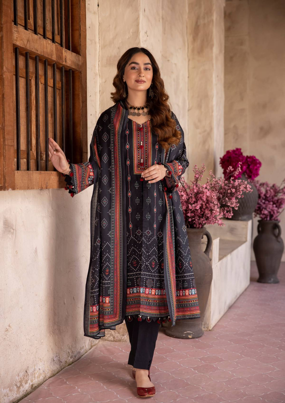 Art & Style | Classic Lawn Collection |  D#326 - Khanumjan  Pakistani Clothes and Designer Dresses in UK, USA 