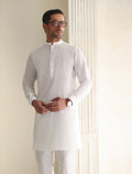 Pakistani Menswear | Ismail Farid - WHITE KURTA PAJAMA - Khanumjan  Pakistani Clothes and Designer Dresses in UK, USA 