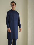 Pakistani Menswear | Ismail Farid - BLUE CLASSIC KURTA PAJAMA - Khanumjan  Pakistani Clothes and Designer Dresses in UK, USA 