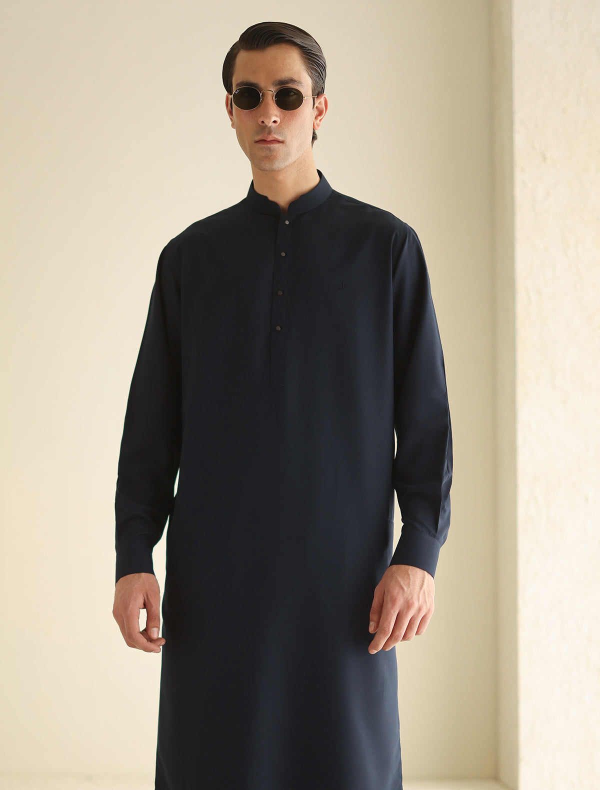 Pakistani Menswear | Ismail Farid - NAVY KAMEEZ SHALWAR - Khanumjan  Pakistani Clothes and Designer Dresses in UK, USA 