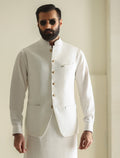 Pakistani Menswear | Ismail Farid - HERRINGBONE WAISTCOAT - Khanumjan  Pakistani Clothes and Designer Dresses in UK, USA 