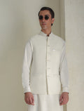 Pakistani Menswear | Ismail Farid - OFF-WHITE WAISTCOAT - Khanumjan  Pakistani Clothes and Designer Dresses in UK, USA 