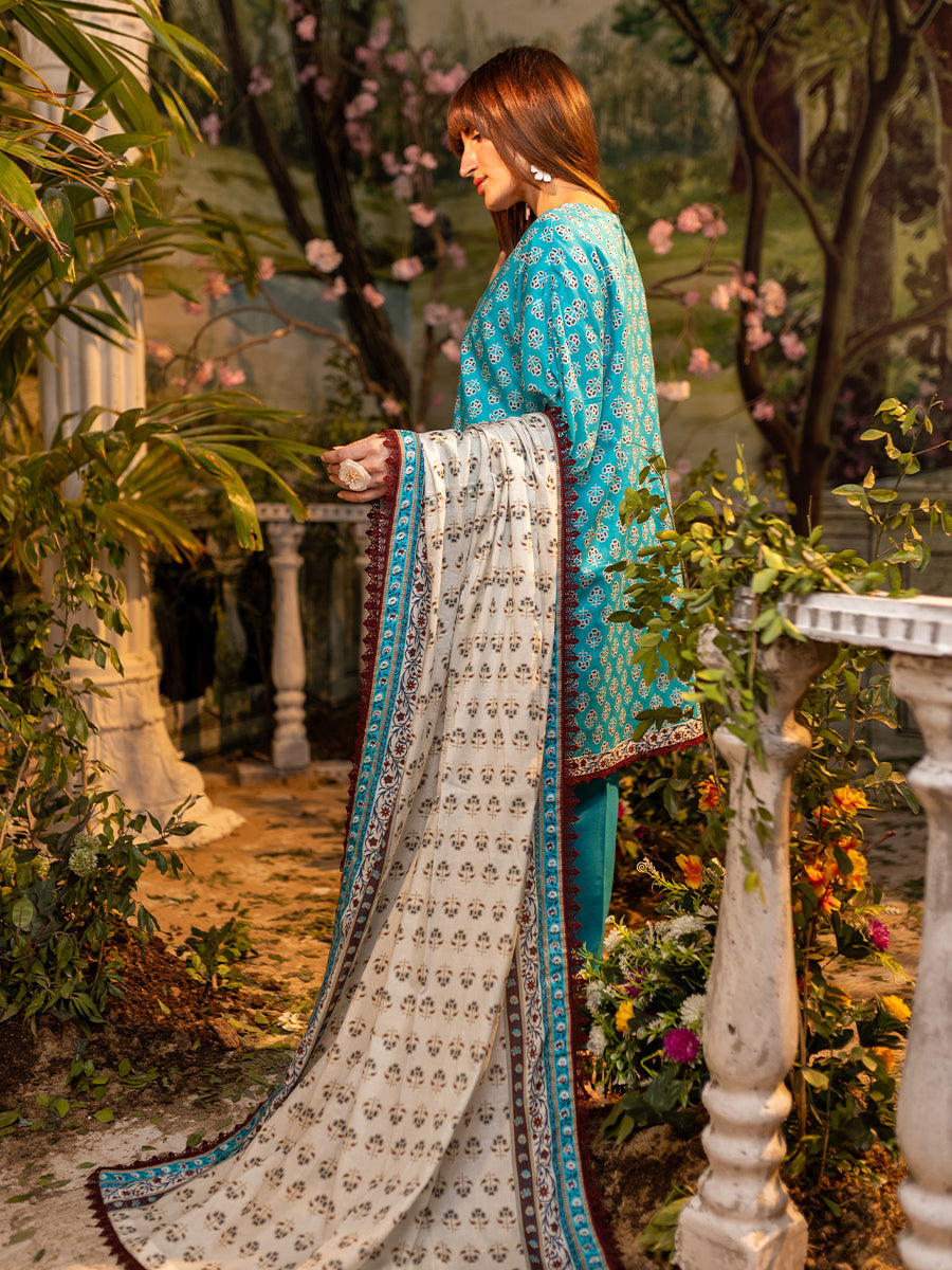 Salitex | Izel Lawn 24 | 3PC UNSTITCHED DIGITAL PRINTED & EMBROIDERED LAWN SUIT