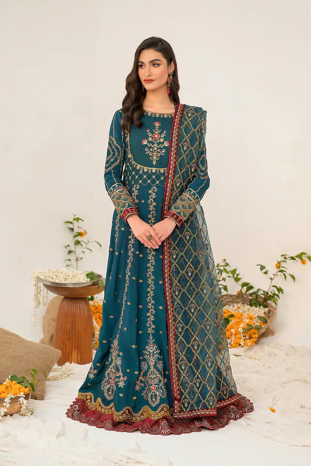 Iznik | Festive Raw Silk 23 | IRS-08 SANGUINE - Khanumjan  Pakistani Clothes and Designer Dresses in UK, USA 