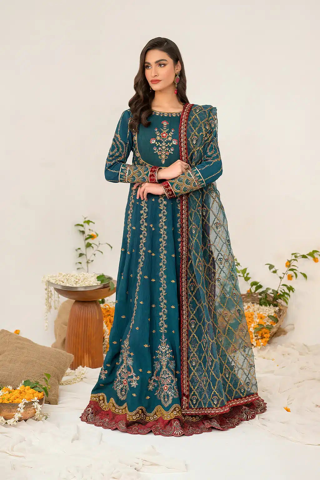 Iznik | Festive Raw Silk 23 | IRS-08 SANGUINE - Khanumjan  Pakistani Clothes and Designer Dresses in UK, USA 