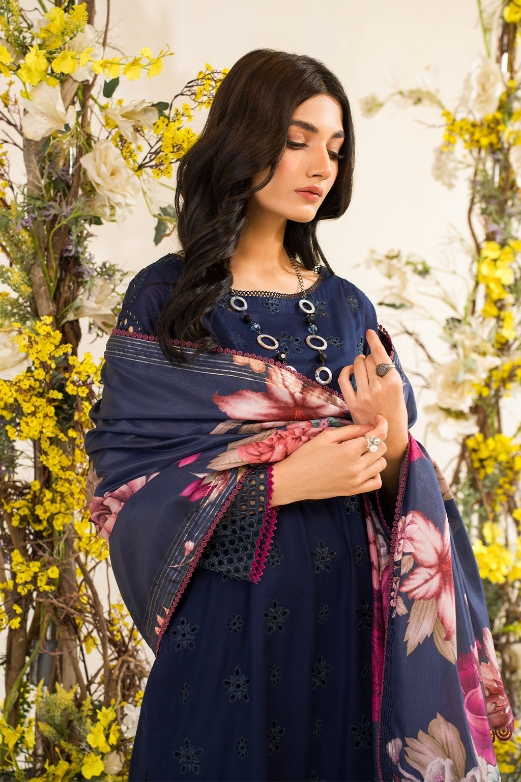 Iznik | Lawnkari 24 | UE-163 BLOOMEASE - Khanumjan  Pakistani Clothes and Designer Dresses in UK, USA 