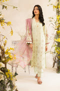 Iznik | Lawnkari 24 | UE-198 SILKGREEN - Khanumjan  Pakistani Clothes and Designer Dresses in UK, USA 