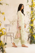 Iznik | Lawnkari 24 | UE-198 SILKGREEN - Khanumjan  Pakistani Clothes and Designer Dresses in UK, USA 