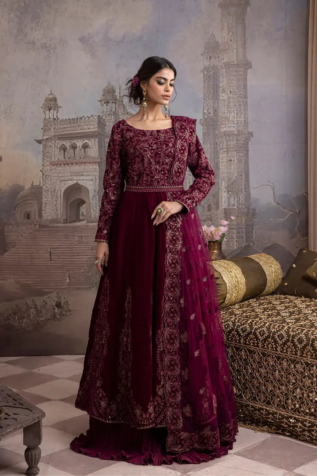 Iznik | Festive Velvet 23 | IV-33 MAHSA - Khanumjan  Pakistani Clothes and Designer Dresses in UK, USA 