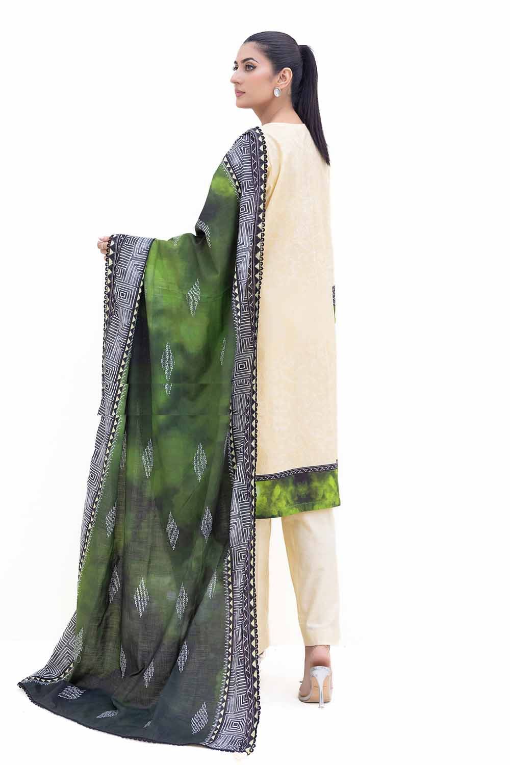 Gul Ahmed | Winter Collection 24 | Khaddar Dupatta K-42013 L