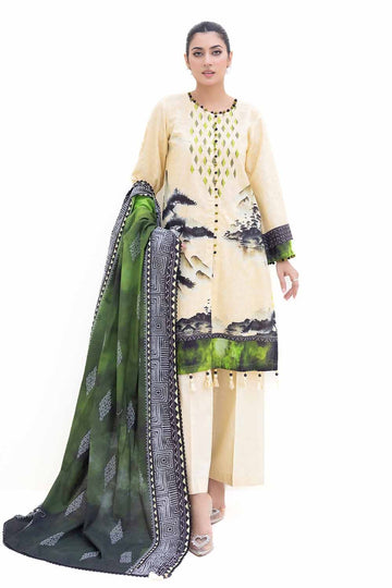 Gul Ahmed | Winter Collection 24 | Khaddar Dupatta K-42013 T