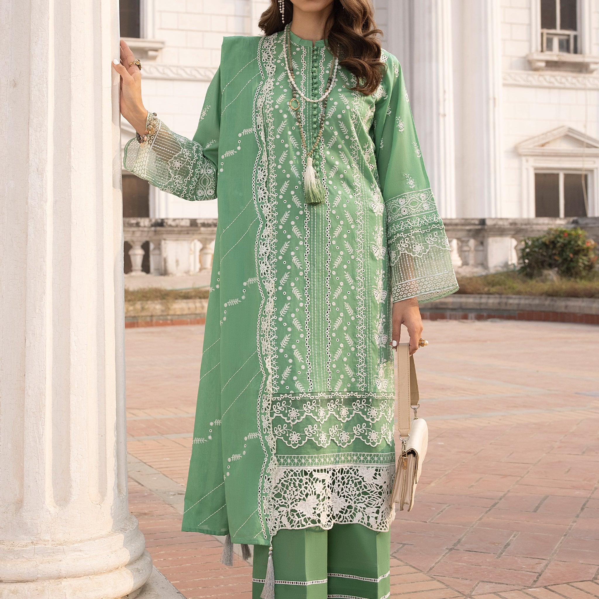 LSM | Spring Embroidered 24 | A-2 - Khanumjan  Pakistani Clothes and Designer Dresses in UK, USA 