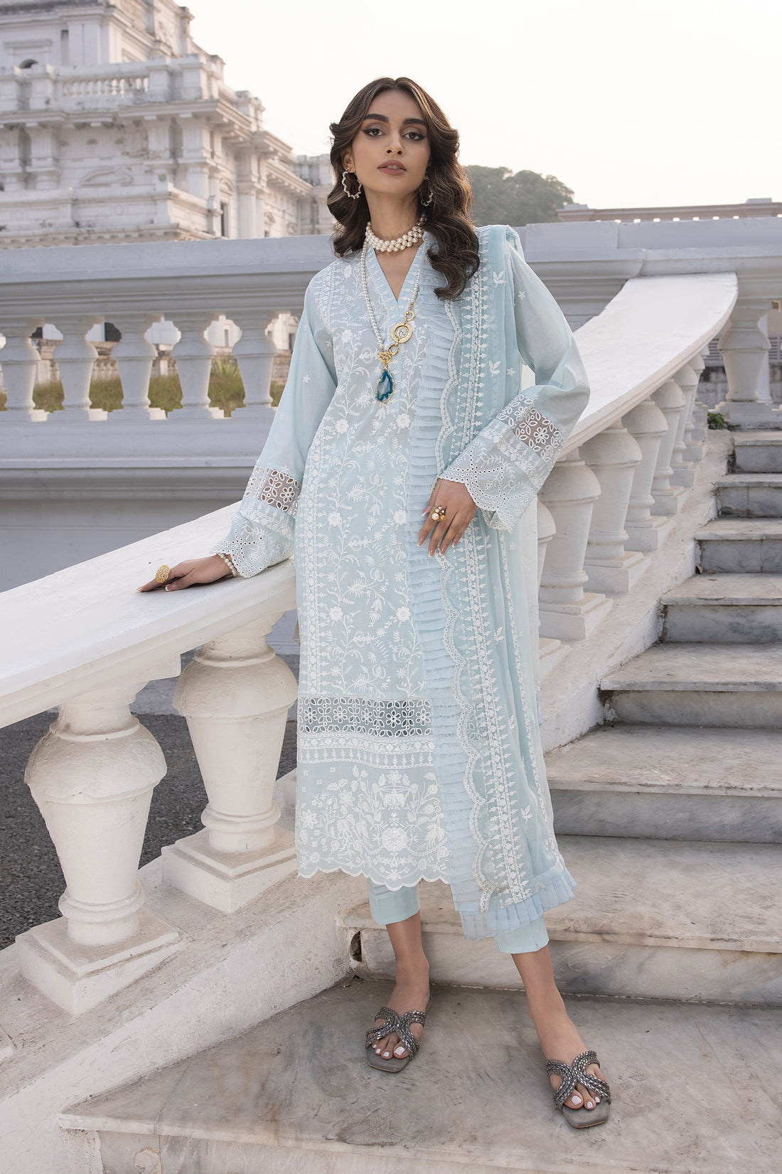 LSM | Spring Embroidered 24 | A-8 - Khanumjan  Pakistani Clothes and Designer Dresses in UK, USA 