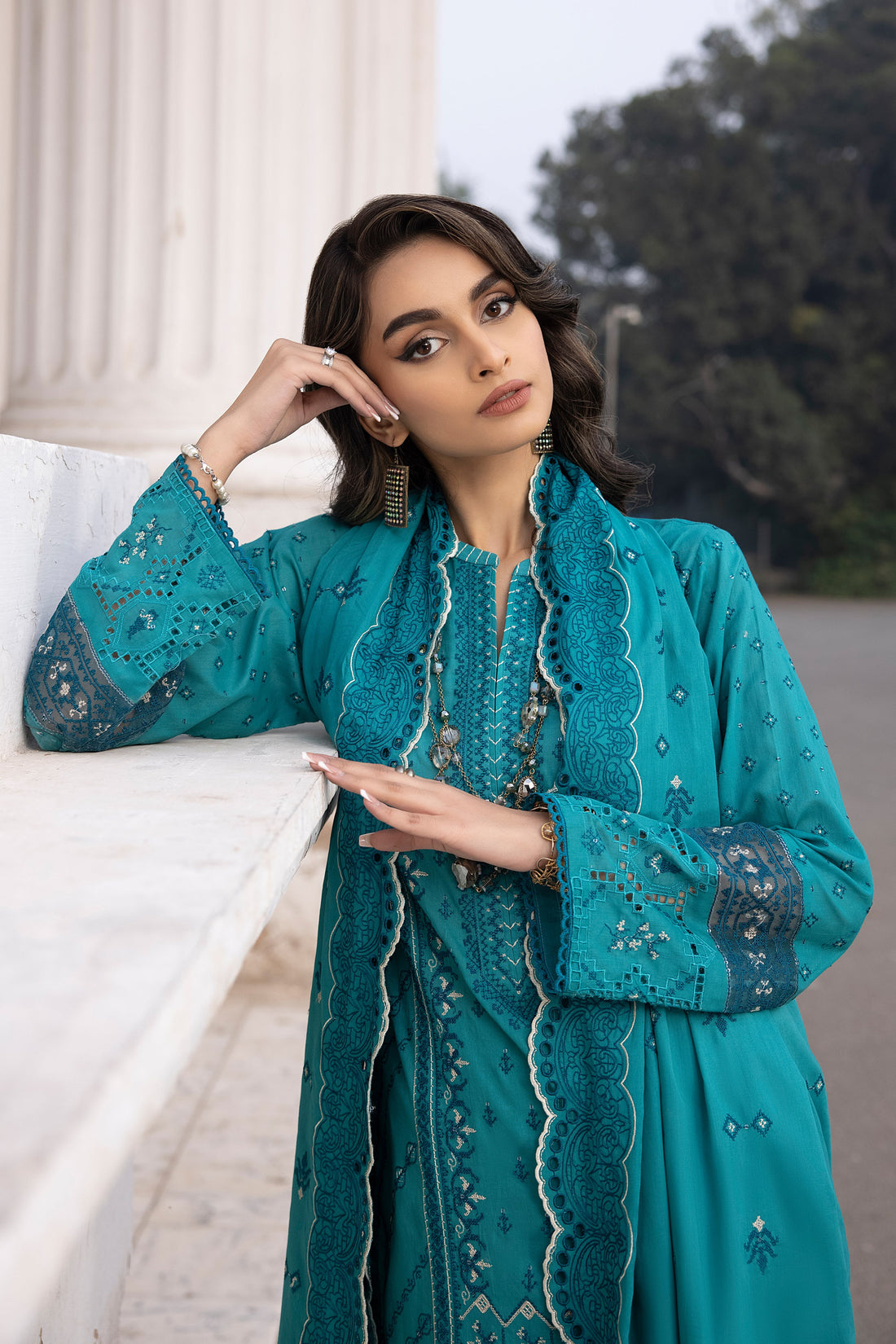 LSM | Spring Embroidered 24 | A-5 - Khanumjan  Pakistani Clothes and Designer Dresses in UK, USA 