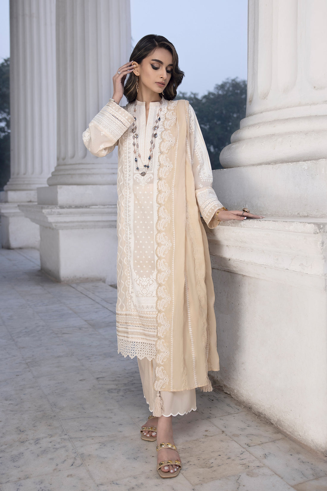 LSM | Spring Embroidered 24 | A-6 - Khanumjan  Pakistani Clothes and Designer Dresses in UK, USA 