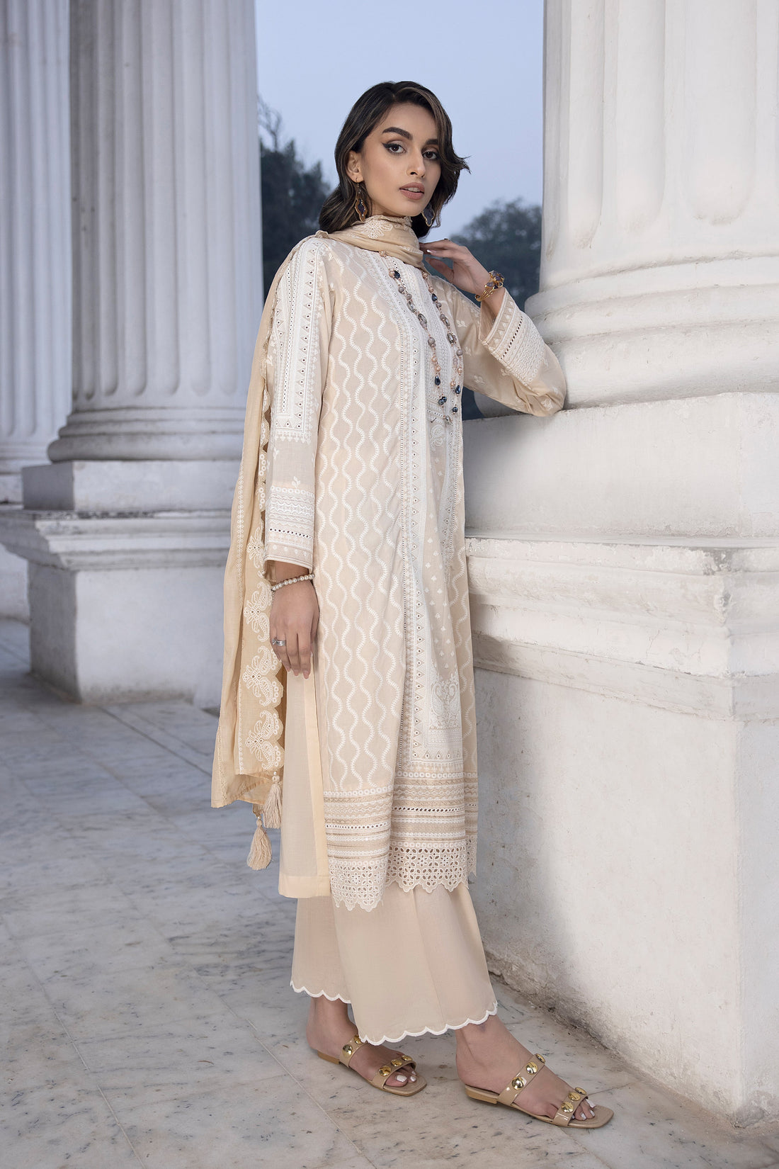 LSM | Spring Embroidered 24 | A-6 - Khanumjan  Pakistani Clothes and Designer Dresses in UK, USA 