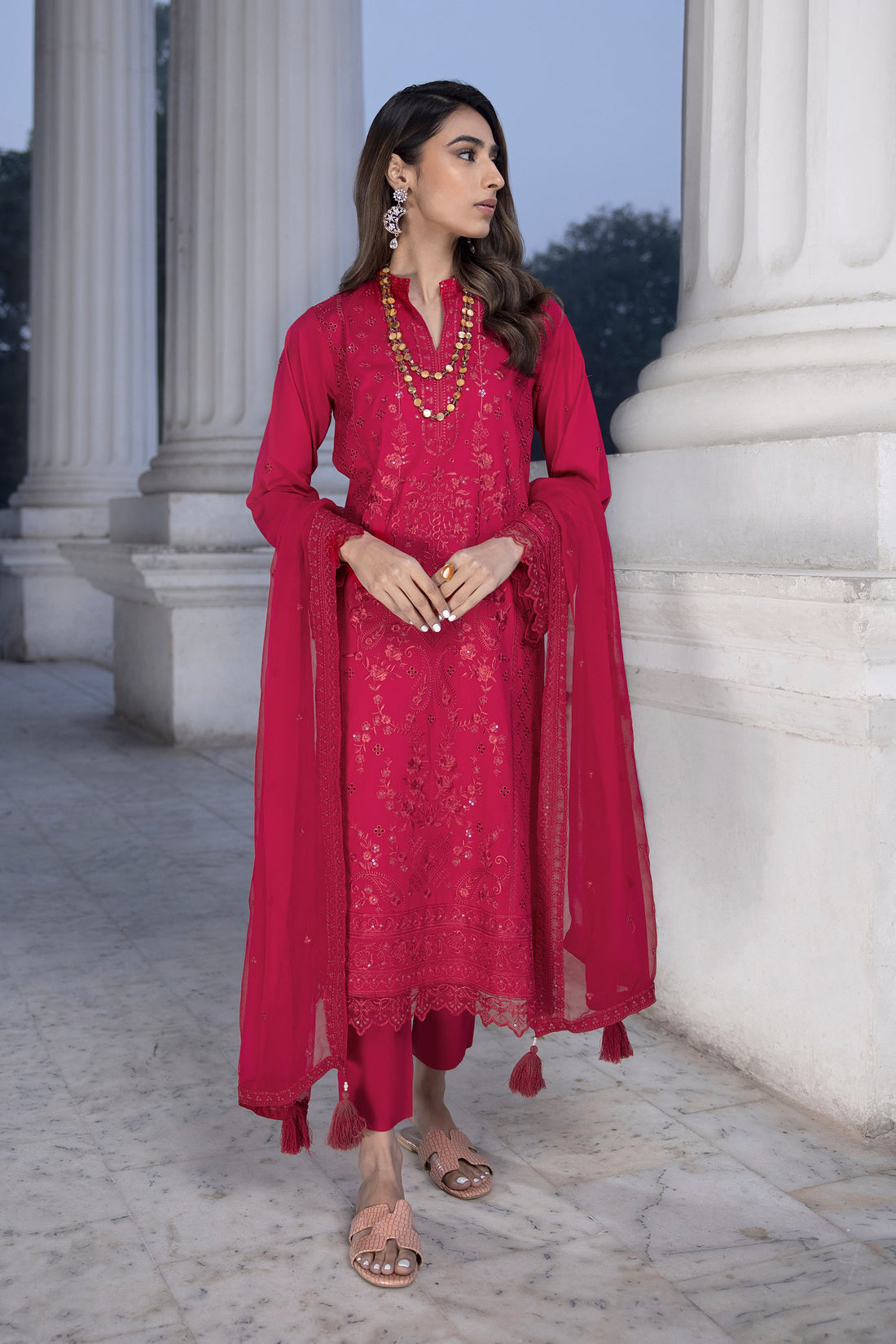 LSM | Spring Embroidered 24 | A-15 - Khanumjan  Pakistani Clothes and Designer Dresses in UK, USA 