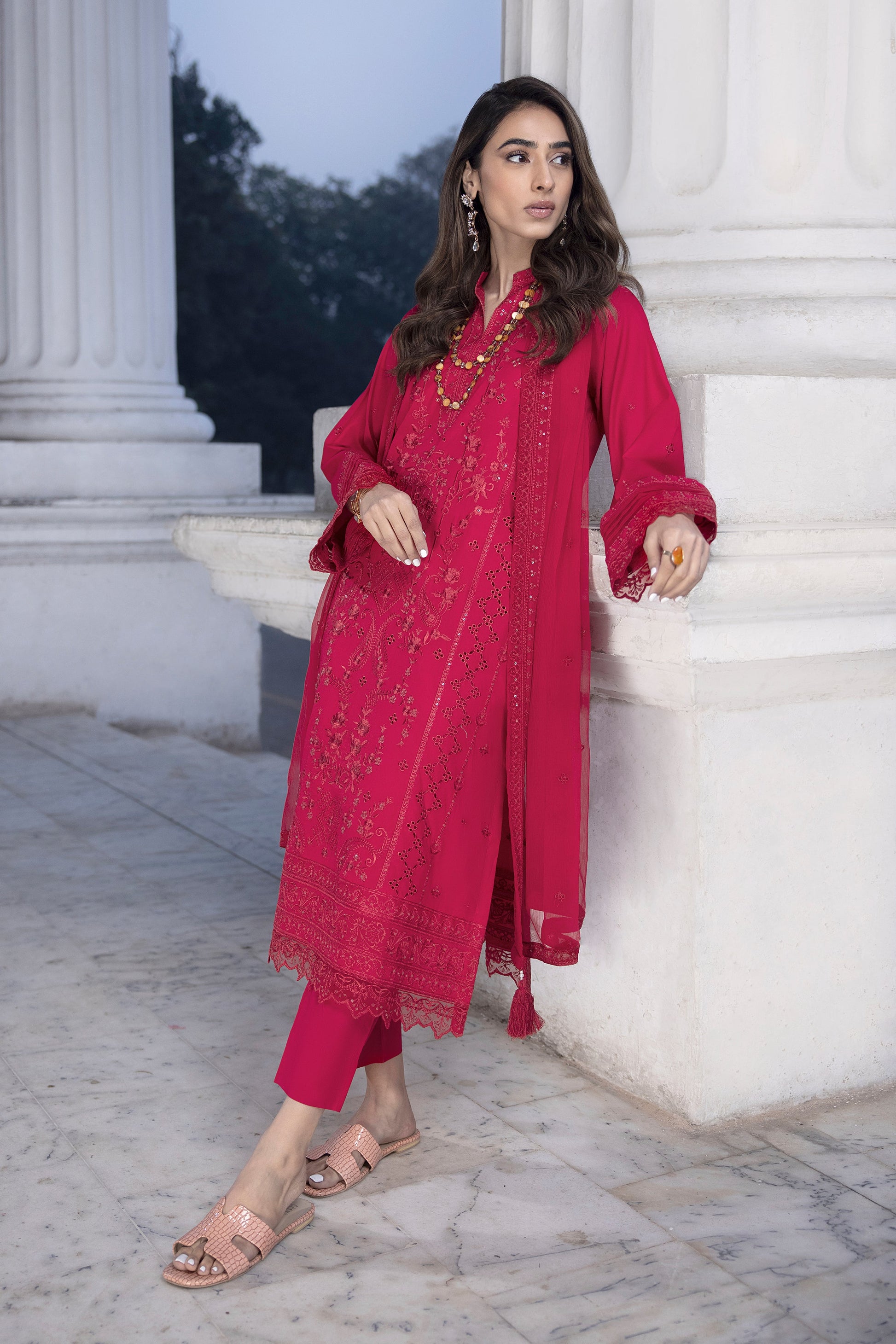 LSM | Spring Embroidered 24 | A-15 - Khanumjan  Pakistani Clothes and Designer Dresses in UK, USA 