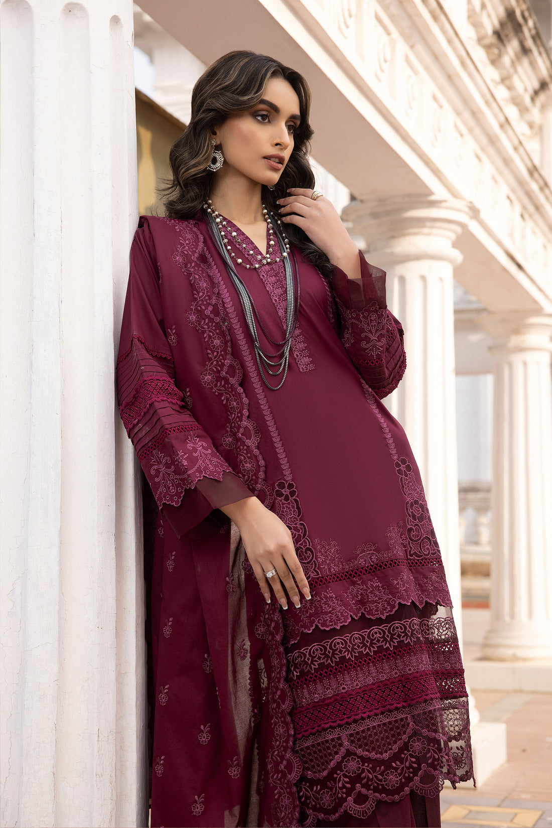 LSM | Spring Embroidered 24 | A-9 - Khanumjan  Pakistani Clothes and Designer Dresses in UK, USA 