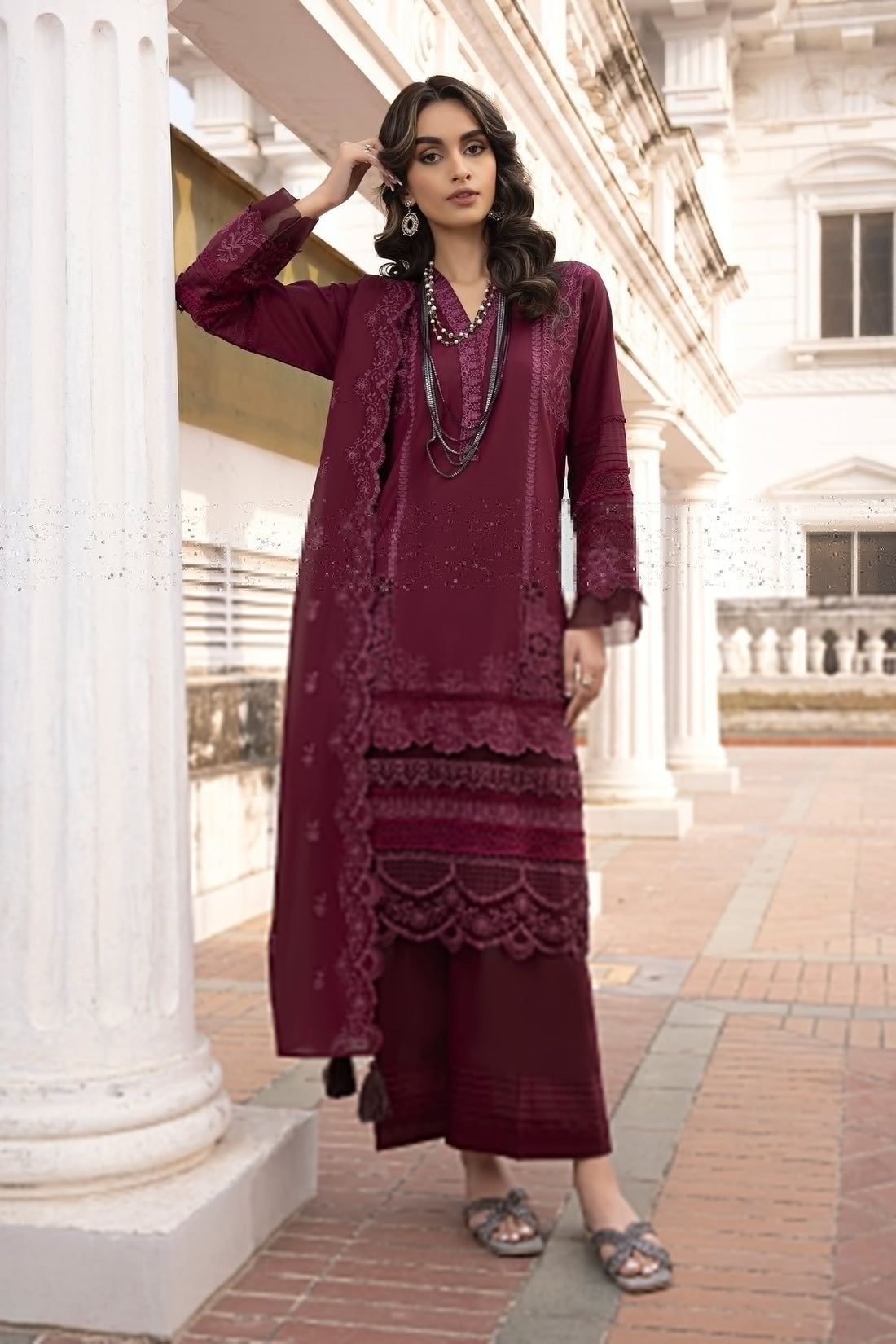 LSM | Spring Embroidered 24 | A-9 - Khanumjan  Pakistani Clothes and Designer Dresses in UK, USA 