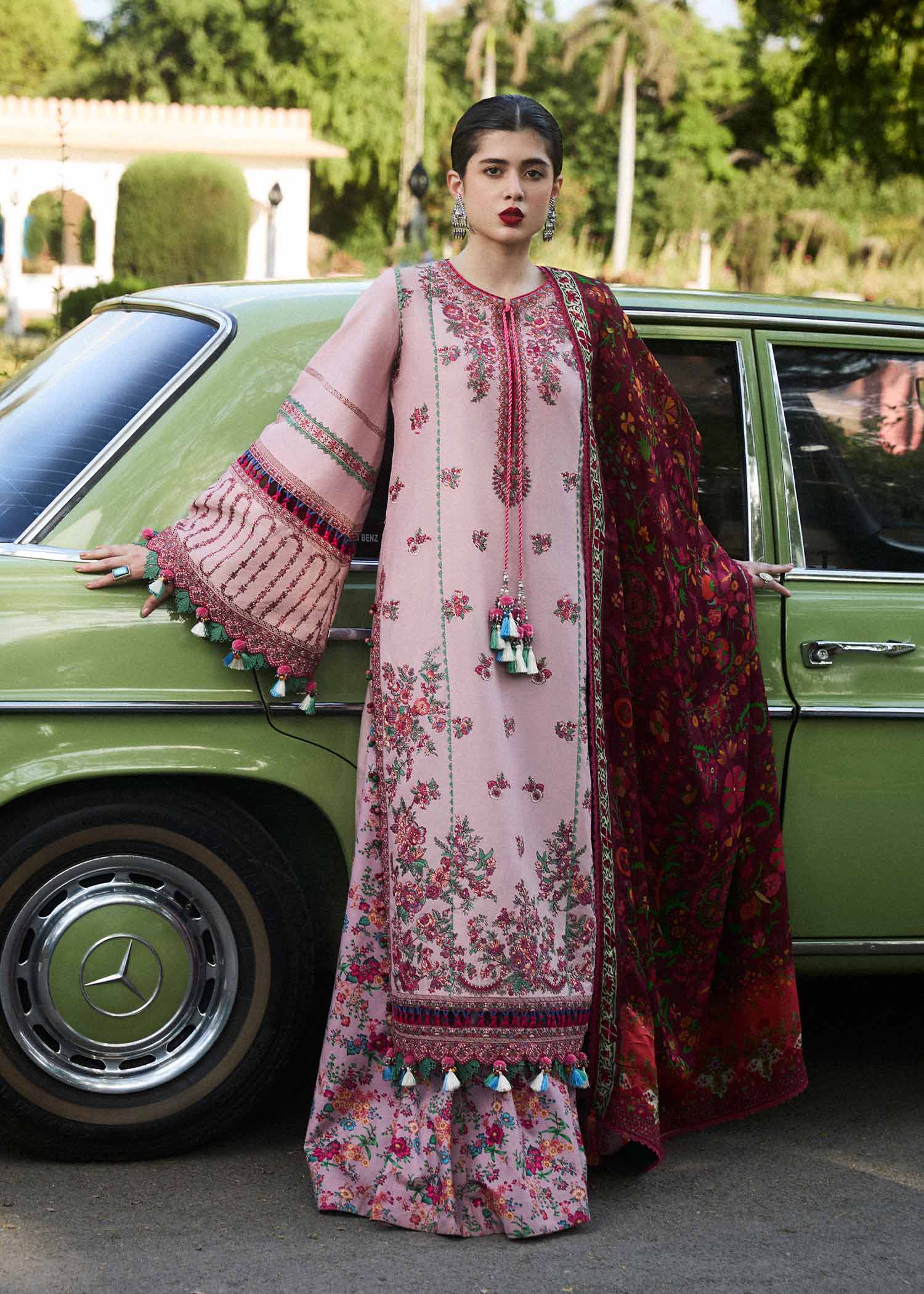 Hussain Rehar | SS Lawn 24 | Sakura - Khanumjan  Pakistani Clothes and Designer Dresses in UK, USA 