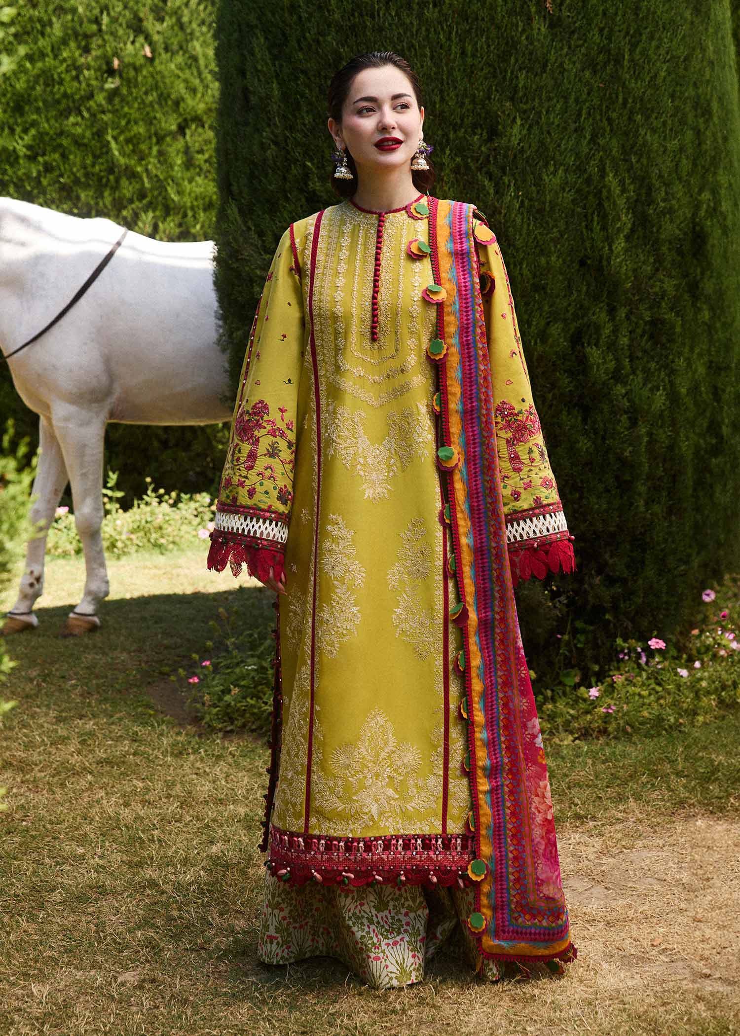 Hussain Rehar | SS Lawn 24 | Zest - Khanumjan  Pakistani Clothes and Designer Dresses in UK, USA 