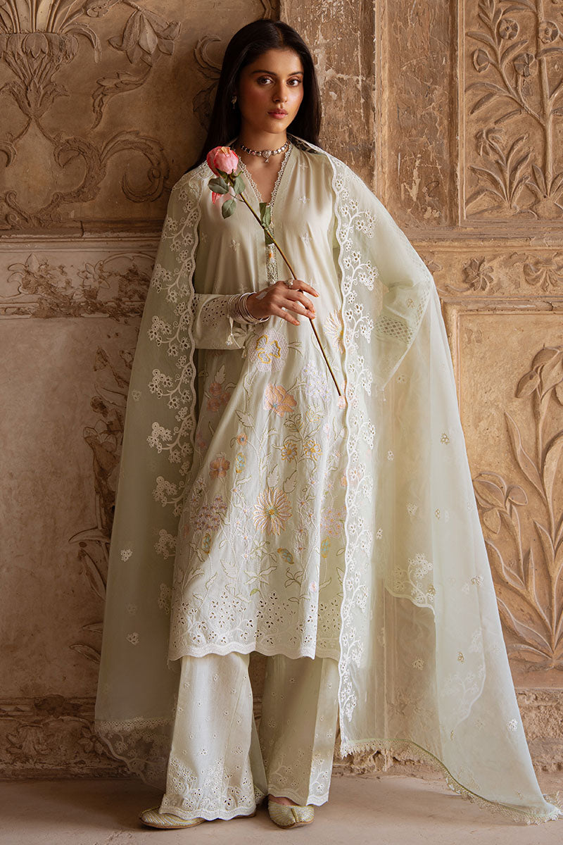 Cross Stitch | Eid Lawn Edit 25 | AQUA SERENITY