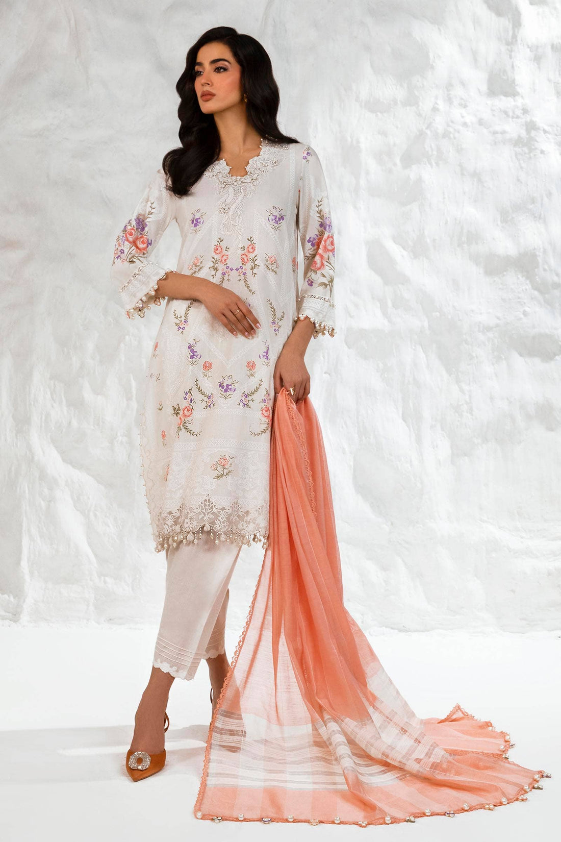 Sana Safinaz | Muzlin Summer 24 | 007B-DG - Khanumjan  Pakistani Clothes and Designer Dresses in UK, USA 