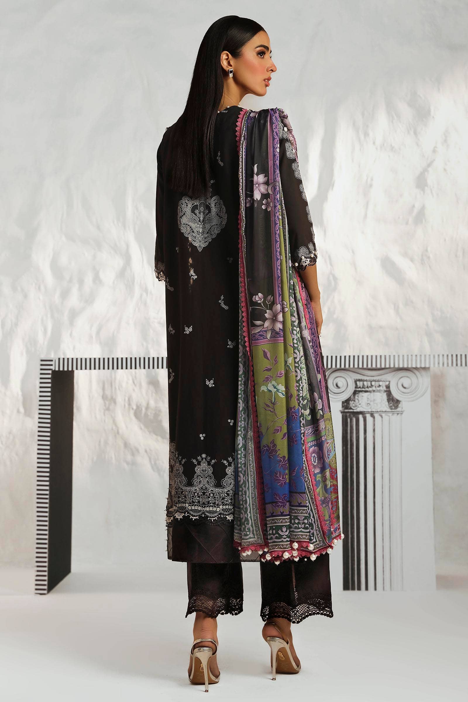 Sana Safinaz | Muzlin Summer 24 | 008A-CK - Khanumjan  Pakistani Clothes and Designer Dresses in UK, USA 