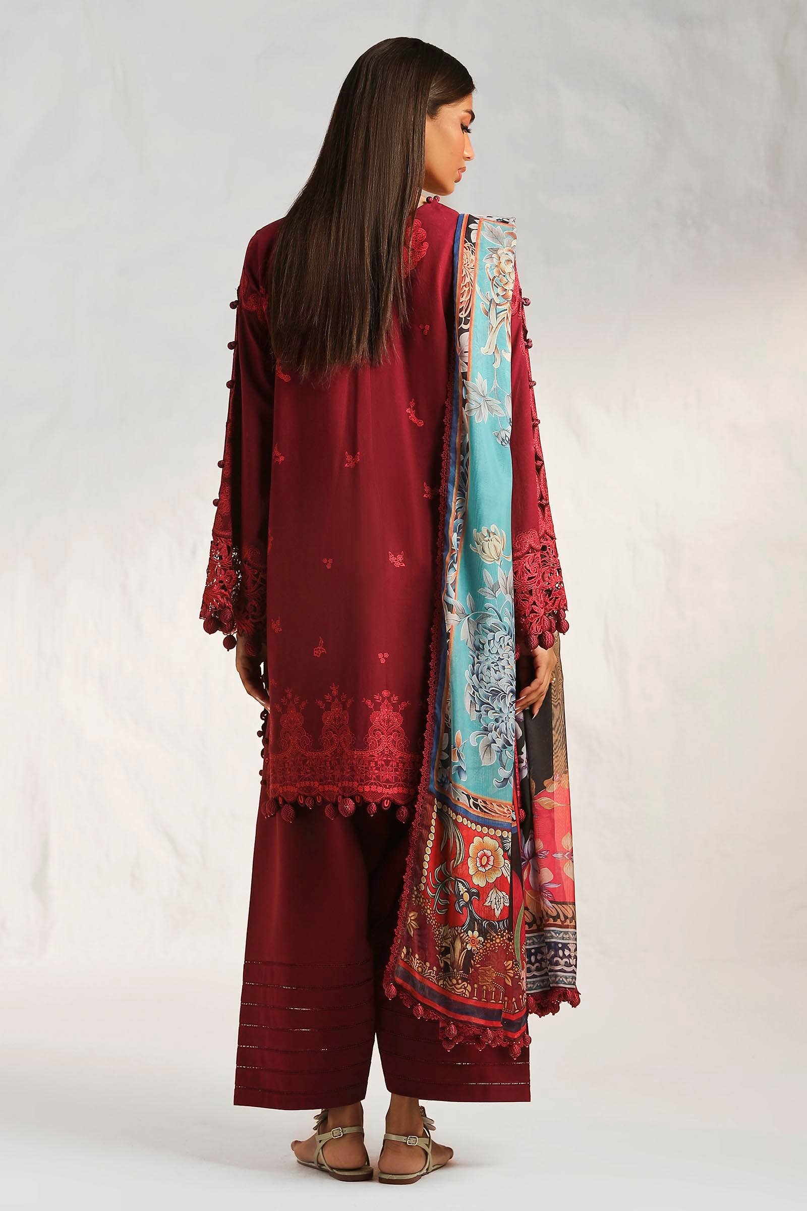 Sana Safinaz | Muzlin Summer 24 | 008B-CK - Khanumjan  Pakistani Clothes and Designer Dresses in UK, USA 