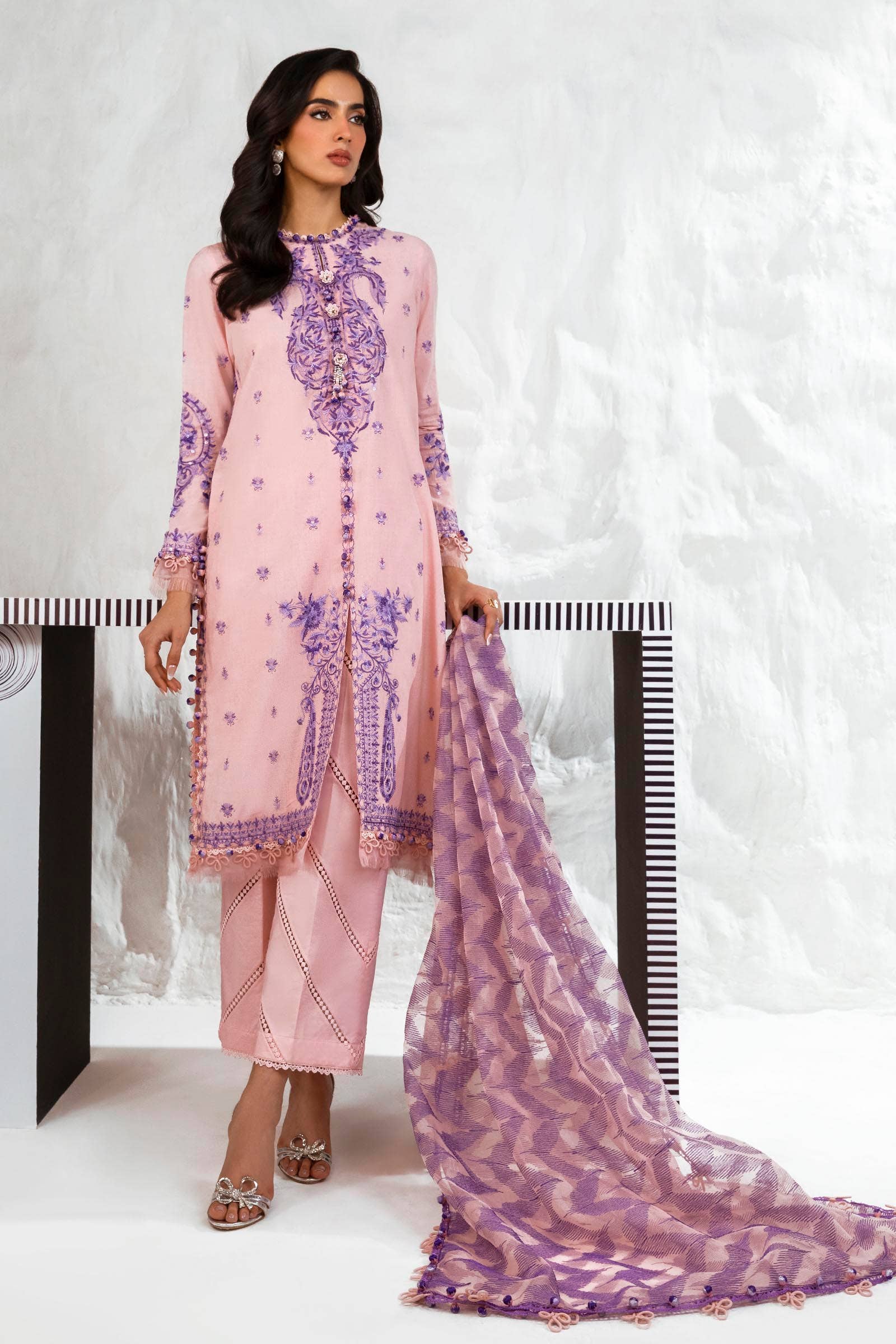 Sana Safinaz | Muzlin Summer 24 | 009B-CT - Khanumjan  Pakistani Clothes and Designer Dresses in UK, USA 