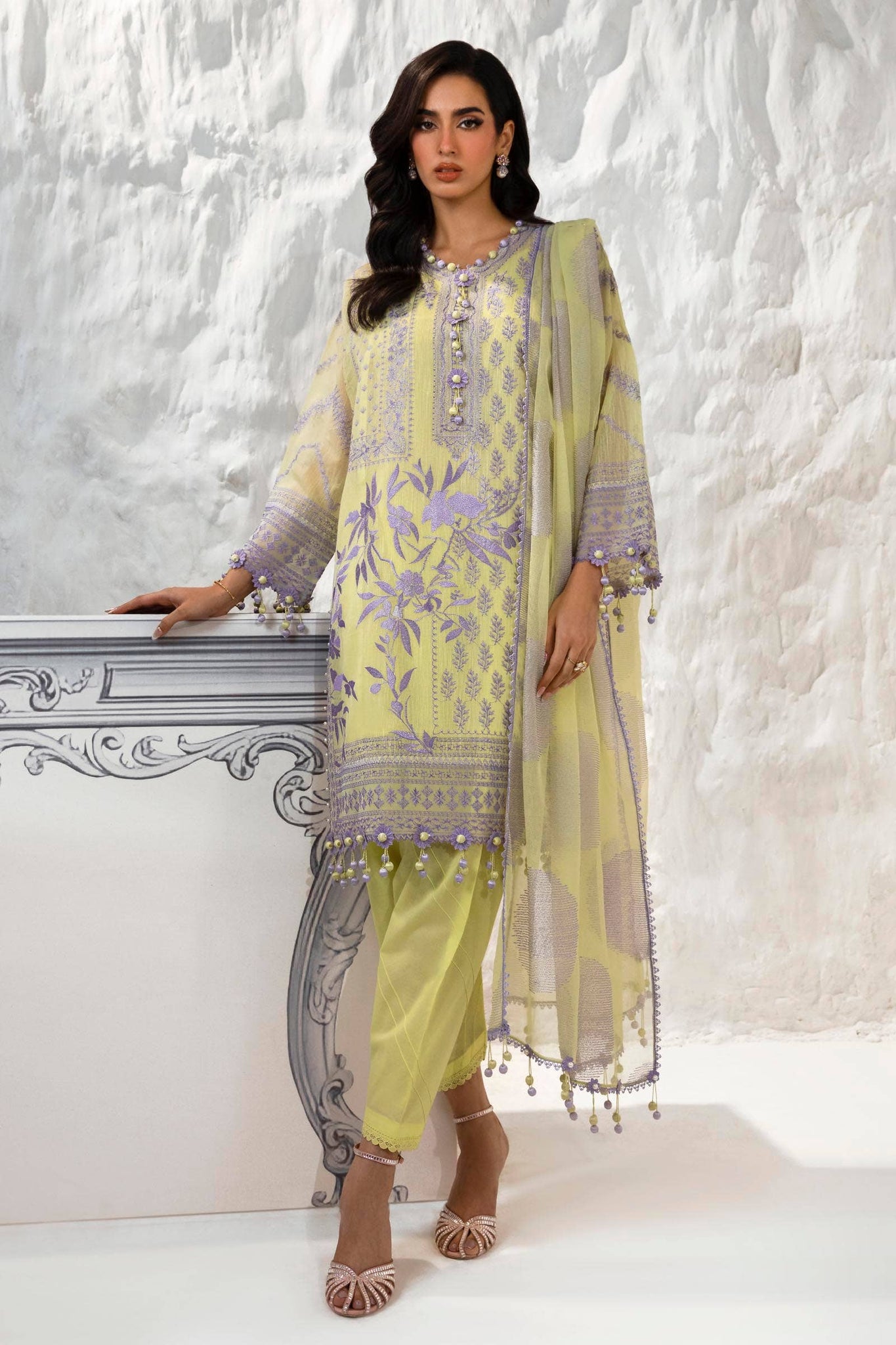 Sana Safinaz | Muzlin Summer 24 | 010A-CT - Khanumjan  Pakistani Clothes and Designer Dresses in UK, USA 