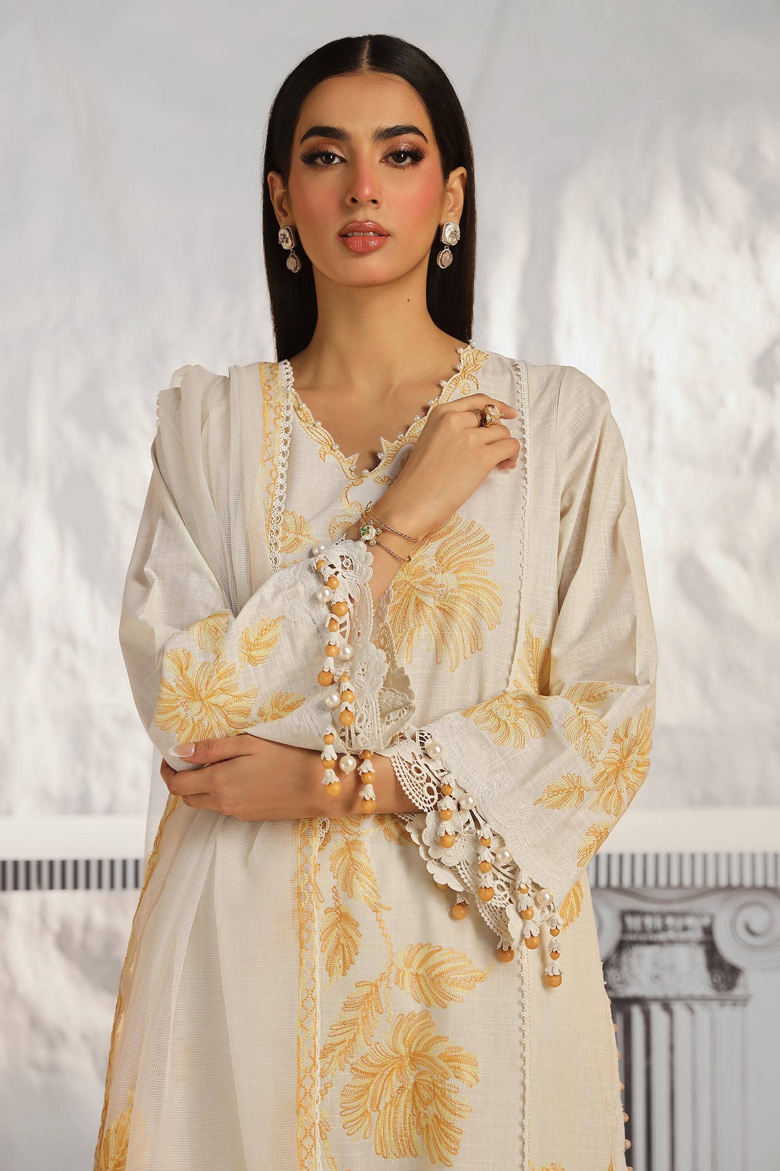 Sana Safinaz | Muzlin Summer 24 | 011B-CT - Khanumjan  Pakistani Clothes and Designer Dresses in UK, USA 