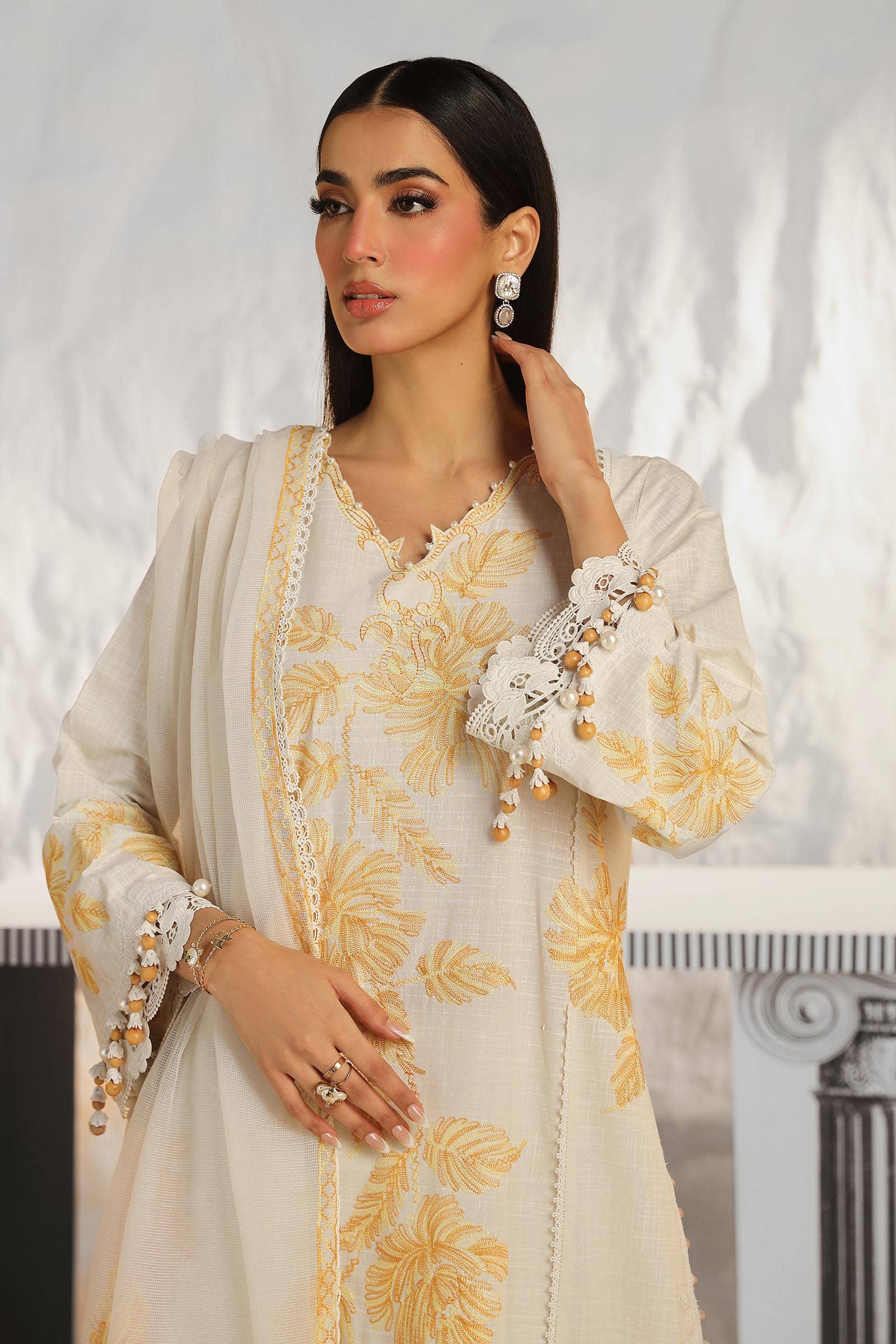 Sana Safinaz | Muzlin Summer 24 | 011B-CT - Khanumjan  Pakistani Clothes and Designer Dresses in UK, USA 