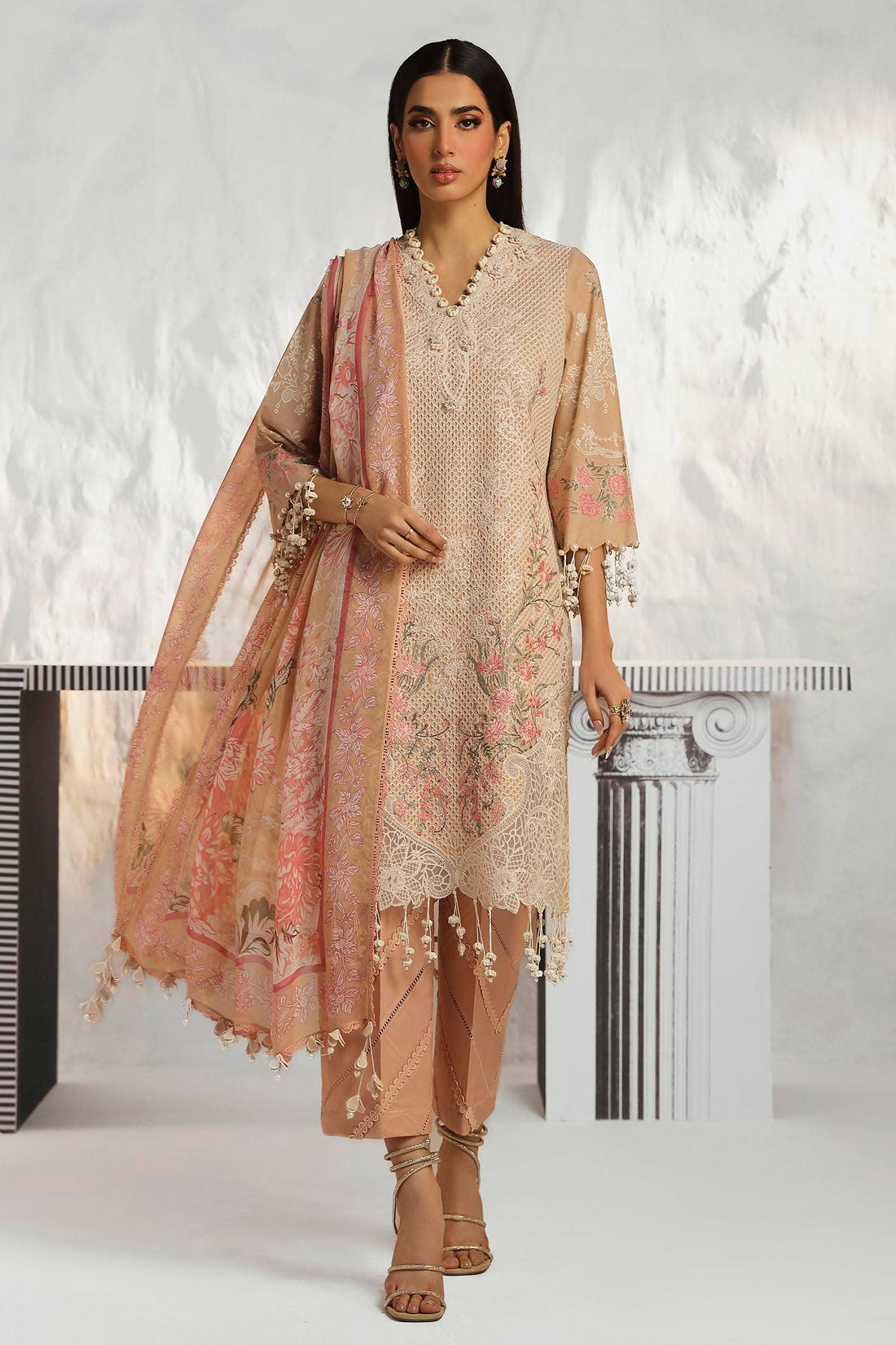 Sana Safinaz | Muzlin Summer 24 | 012B-CJ - Khanumjan  Pakistani Clothes and Designer Dresses in UK, USA 